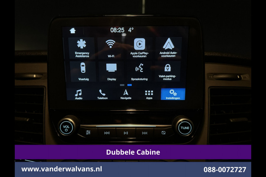 Ford Transit Custom 2.0 TDCI 131pk Automaat L2H1 Dubbele Cabine Euro6 Airco | 6-Zits | Camera | Navigatie | Apple Carplay | LED Cruisecontrol, Android Auto, Trekhaak, Stoelverwarming, Verwarmde voorruit, Parkeersensoren