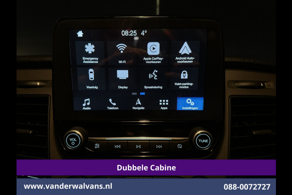 Ford Transit Custom 2.0 TDCI 131pk Automaat L2H1 Dubbele Cabine Euro6 Airco | 6-Zits | Camera | Navigatie | Apple Carplay | LED Cruisecontrol, Android Auto, Trekhaak, Stoelverwarming, Verwarmde voorruit, Parkeersensoren