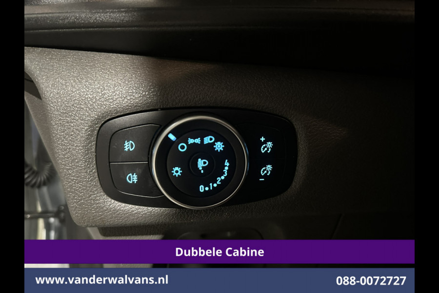 Ford Transit Custom 2.0 TDCI 131pk Automaat L2H1 Dubbele Cabine Euro6 Airco | 6-Zits | Camera | Navigatie | Apple Carplay | LED Cruisecontrol, Android Auto, Trekhaak, Stoelverwarming, Verwarmde voorruit, Parkeersensoren
