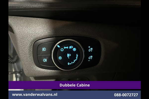 Ford Transit Custom 2.0 TDCI 131pk Automaat L2H1 Dubbele Cabine Euro6 Airco | 6-Zits | Camera | Navigatie | Apple Carplay | LED Cruisecontrol, Android Auto, Trekhaak, Stoelverwarming, Verwarmde voorruit, Parkeersensoren