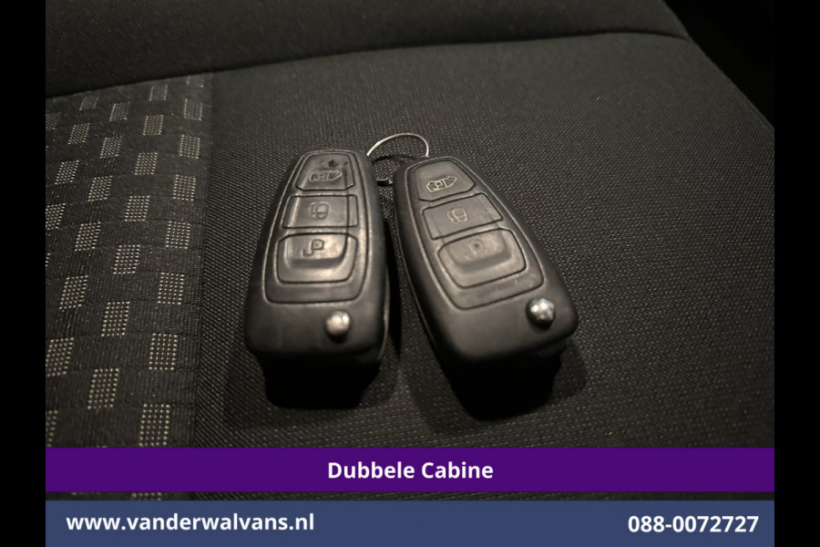 Ford Transit Custom 2.0 TDCI 131pk Automaat L2H1 Dubbele Cabine Euro6 Airco | 6-Zits | Camera | Navigatie | Apple Carplay | LED Cruisecontrol, Android Auto, Trekhaak, Stoelverwarming, Verwarmde voorruit, Parkeersensoren