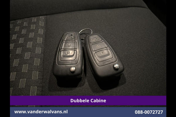 Ford Transit Custom 2.0 TDCI 131pk Automaat L2H1 Dubbele Cabine Euro6 Airco | 6-Zits | Camera | Navigatie | Apple Carplay | LED Cruisecontrol, Android Auto, Trekhaak, Stoelverwarming, Verwarmde voorruit, Parkeersensoren