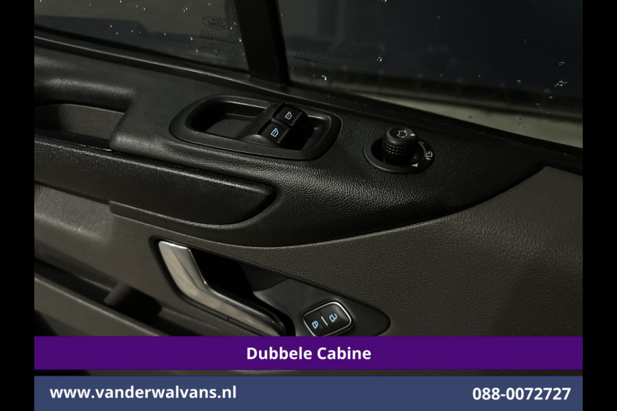 Ford Transit Custom 2.0 TDCI 131pk Automaat L2H1 Dubbele Cabine Euro6 Airco | 6-Zits | Camera | Navigatie | Apple Carplay | LED Cruisecontrol, Android Auto, Trekhaak, Stoelverwarming, Verwarmde voorruit, Parkeersensoren