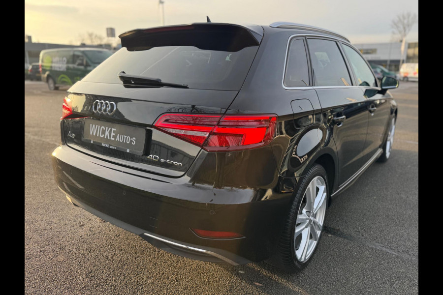 Audi A3 Sportback 40 e-tron S Line Virtual B&O Keyless Led Leder