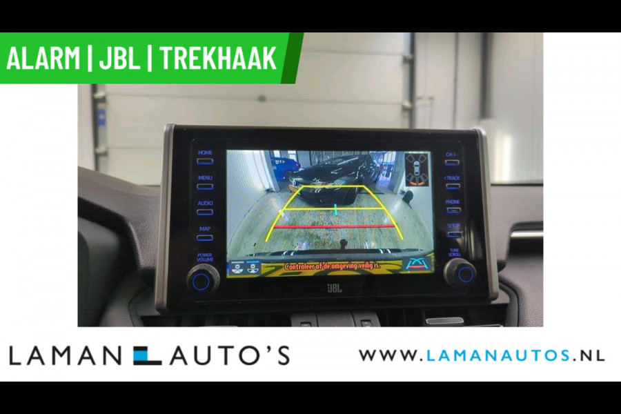 Toyota RAV4 2.5 Hybrid 218pk Bi-Tone | Alarm JBL CarPlay Halfleder Trekhaak ECC Nav 18" LMV ACC Camera Metallic | Hybrid Voorschoten