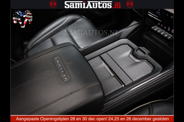 Dodge Ram 1500 LIMITED NIGHT | FEUL WHEELS | BOM VOL | 5.7 V8 4x4 | TOP STAAT | DUBBELE CABINE | MWK | XB9 | HUD | Deze RAM is momenteel in gebruik door ons. Gelieve ons te informeren indien u de pick-up wenst te bezichtigen.