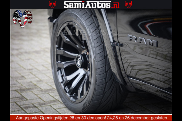 Dodge Ram 1500 LIMITED NIGHT | FEUL WHEELS | BOM VOL | 5.7 V8 4x4 | TOP STAAT | DUBBELE CABINE | MWK | XB9 | HUD | Deze RAM is momenteel in gebruik door ons. Gelieve ons te informeren indien u de pick-up wenst te bezichtigen.