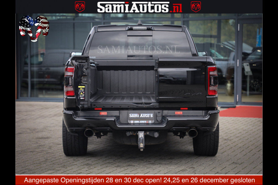 Dodge Ram 1500 LIMITED NIGHT | FEUL WHEELS | BOM VOL | 5.7 V8 4x4 | TOP STAAT | DUBBELE CABINE | MWK | XB9 | HUD | Deze RAM is momenteel in gebruik door ons. Gelieve ons te informeren indien u de pick-up wenst te bezichtigen.