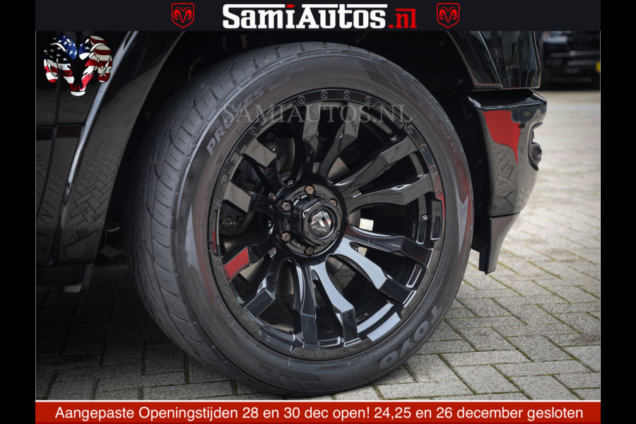 Dodge Ram 1500 LIMITED NIGHT | FEUL WHEELS | BOM VOL | 5.7 V8 4x4 | TOP STAAT | DUBBELE CABINE | MWK | XB9 | HUD | Deze RAM is momenteel in gebruik door ons. Gelieve ons te informeren indien u de pick-up wenst te bezichtigen.
