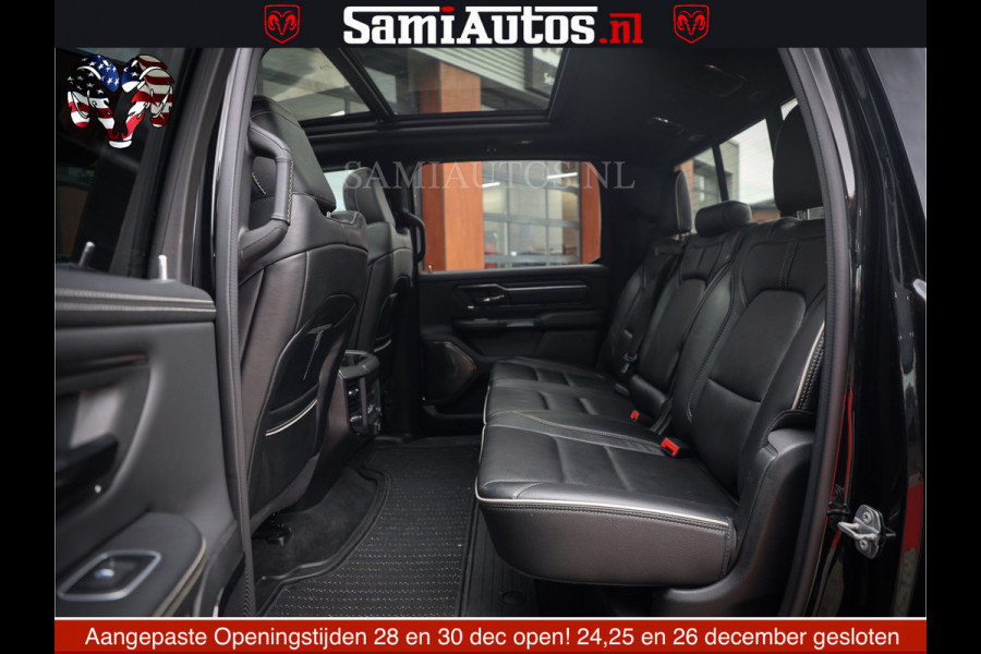 Dodge Ram 1500 LIMITED NIGHT | FEUL WHEELS | BOM VOL | 5.7 V8 4x4 | TOP STAAT | DUBBELE CABINE | MWK | XB9 | HUD | Deze RAM is momenteel in gebruik door ons. Gelieve ons te informeren indien u de pick-up wenst te bezichtigen.