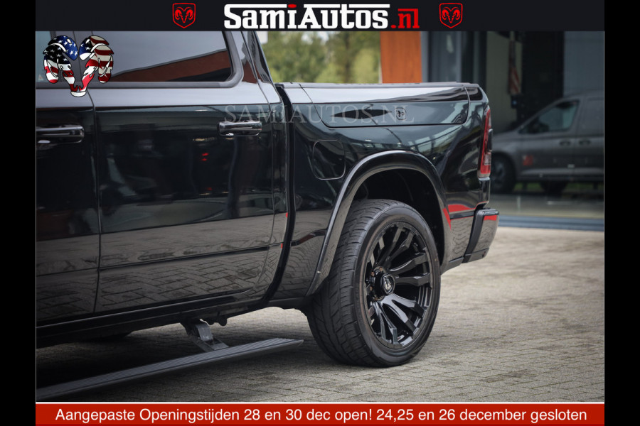 Dodge Ram 1500 LIMITED NIGHT | FEUL WHEELS | BOM VOL | 5.7 V8 4x4 | TOP STAAT | DUBBELE CABINE | MWK | XB9 | HUD | Deze RAM is momenteel in gebruik door ons. Gelieve ons te informeren indien u de pick-up wenst te bezichtigen.
