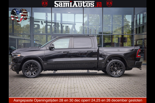 Dodge Ram 1500 LIMITED NIGHT | FEUL WHEELS | BOM VOL | 5.7 V8 4x4 | TOP STAAT | DUBBELE CABINE | MWK | XB9 | HUD | Deze RAM is momenteel in gebruik door ons. Gelieve ons te informeren indien u de pick-up wenst te bezichtigen.