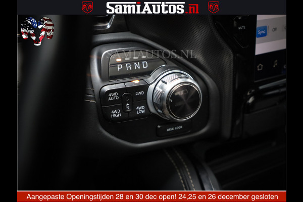 Dodge Ram 1500 LIMITED NIGHT | FEUL WHEELS | BOM VOL | 5.7 V8 4x4 | TOP STAAT | DUBBELE CABINE | MWK | XB9 | HUD | Deze RAM is momenteel in gebruik door ons. Gelieve ons te informeren indien u de pick-up wenst te bezichtigen.