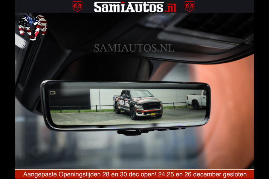 Dodge Ram 1500 LIMITED NIGHT | FEUL WHEELS | BOM VOL | 5.7 V8 4x4 | TOP STAAT | DUBBELE CABINE | MWK | XB9 | HUD | Deze RAM is momenteel in gebruik door ons. Gelieve ons te informeren indien u de pick-up wenst te bezichtigen.