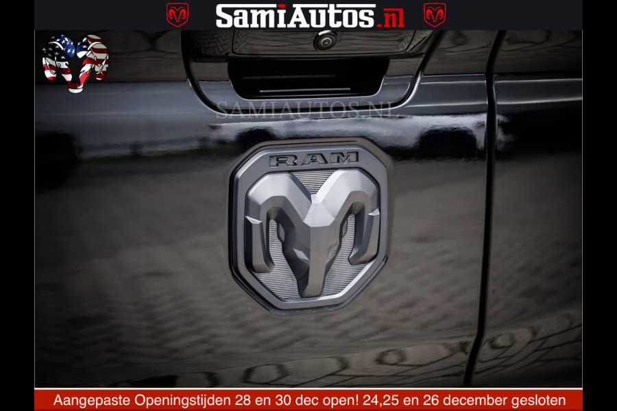Dodge Ram 1500 LIMITED NIGHT | FEUL WHEELS | BOM VOL | 5.7 V8 4x4 | TOP STAAT | DUBBELE CABINE | MWK | XB9 | HUD | Deze RAM is momenteel in gebruik door ons. Gelieve ons te informeren indien u de pick-up wenst te bezichtigen.
