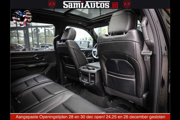 Dodge Ram 1500 LIMITED NIGHT | FEUL WHEELS | BOM VOL | 5.7 V8 4x4 | TOP STAAT | DUBBELE CABINE | MWK | XB9 | HUD | Deze RAM is momenteel in gebruik door ons. Gelieve ons te informeren indien u de pick-up wenst te bezichtigen.