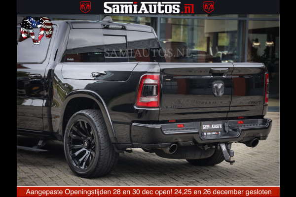 Dodge Ram 1500 LIMITED NIGHT | FEUL WHEELS | BOM VOL | 5.7 V8 4x4 | TOP STAAT | DUBBELE CABINE | MWK | XB9 | HUD | Deze RAM is momenteel in gebruik door ons. Gelieve ons te informeren indien u de pick-up wenst te bezichtigen.