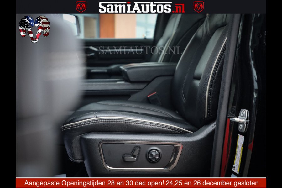 Dodge Ram 1500 LIMITED NIGHT | FEUL WHEELS | BOM VOL | 5.7 V8 4x4 | TOP STAAT | DUBBELE CABINE | MWK | XB9 | HUD | Deze RAM is momenteel in gebruik door ons. Gelieve ons te informeren indien u de pick-up wenst te bezichtigen.