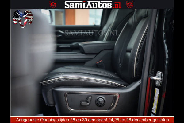 Dodge Ram 1500 LIMITED NIGHT | FEUL WHEELS | BOM VOL | 5.7 V8 4x4 | TOP STAAT | DUBBELE CABINE | MWK | XB9 | HUD | Deze RAM is momenteel in gebruik door ons. Gelieve ons te informeren indien u de pick-up wenst te bezichtigen.