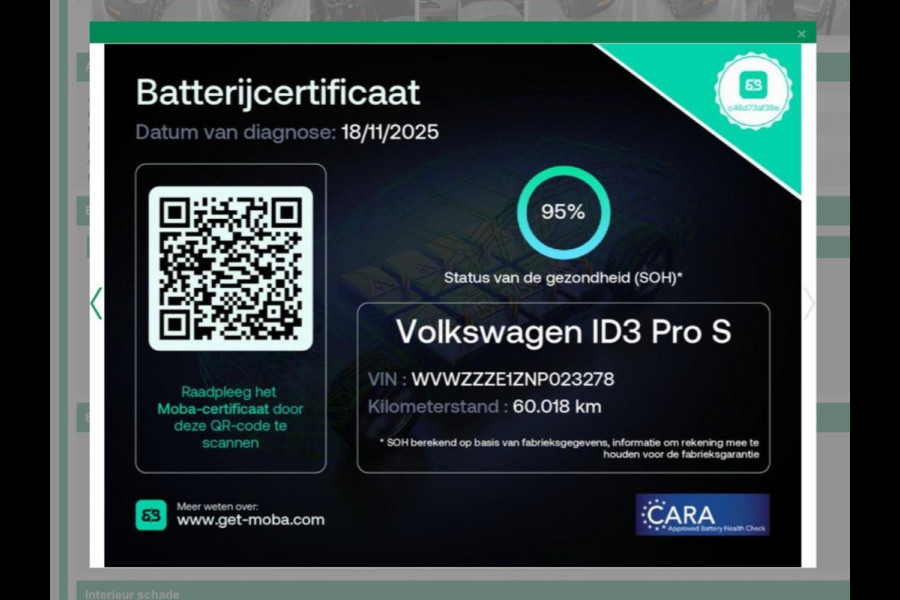 Volkswagen ID.3 Pro S 77 kWh SOH 95% + WARMTEPOMP!