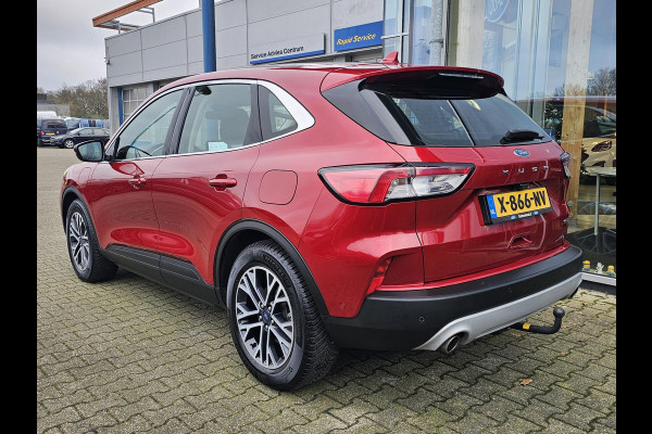 Ford Kuga 2.5 PHEV Titanium X 225 pk | Trekhaak | Adaptieve cruise control | Full led | Half Leder | Winterpack | Blind spot | Nette auto!