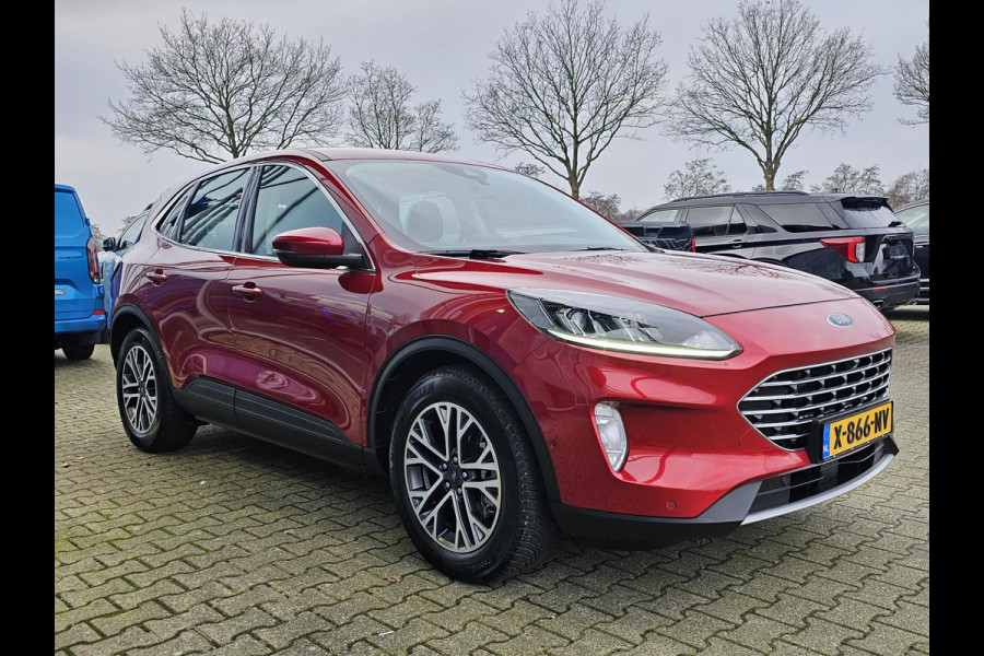 Ford Kuga 2.5 PHEV Titanium X 225 pk | Trekhaak | Adaptieve cruise control | Full led | Half Leder | Winterpack | Blind spot | Nette auto!