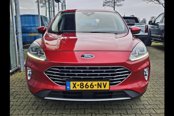 Ford Kuga 2.5 PHEV Titanium X 225 pk | Trekhaak | Adaptieve cruise control | Full led | Half Leder | Winterpack | Blind spot | Nette auto!