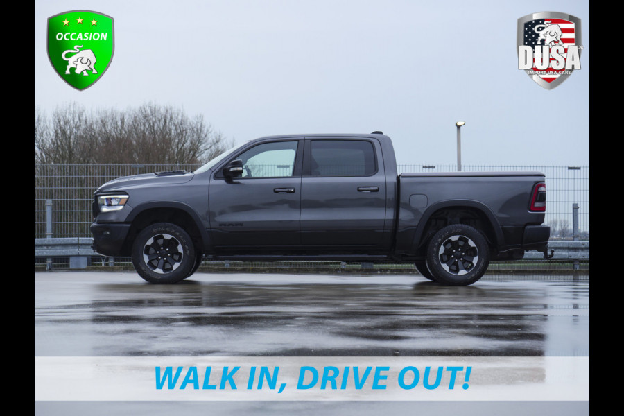 Dodge Ram 1500 Rebel | 5.7 V8 | 4x4 | Crew Cab Panoramadak | Niveau regeling / luchtvering | Deksel Nieuw binnen!