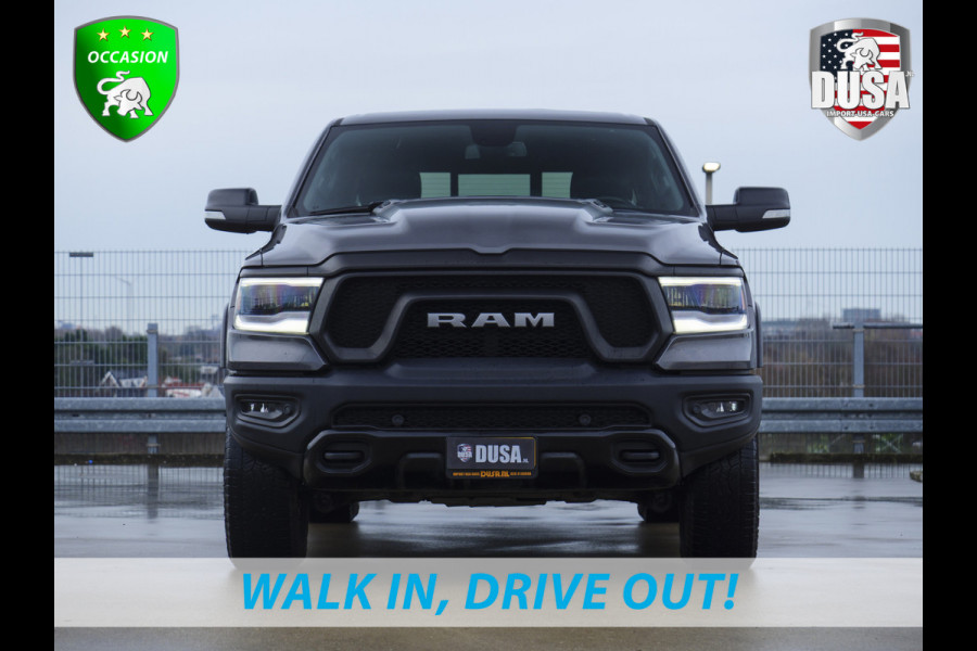 Dodge Ram 1500 Rebel | 5.7 V8 | 4x4 | Crew Cab Panoramadak | Niveau regeling / luchtvering | Deksel Nieuw binnen!
