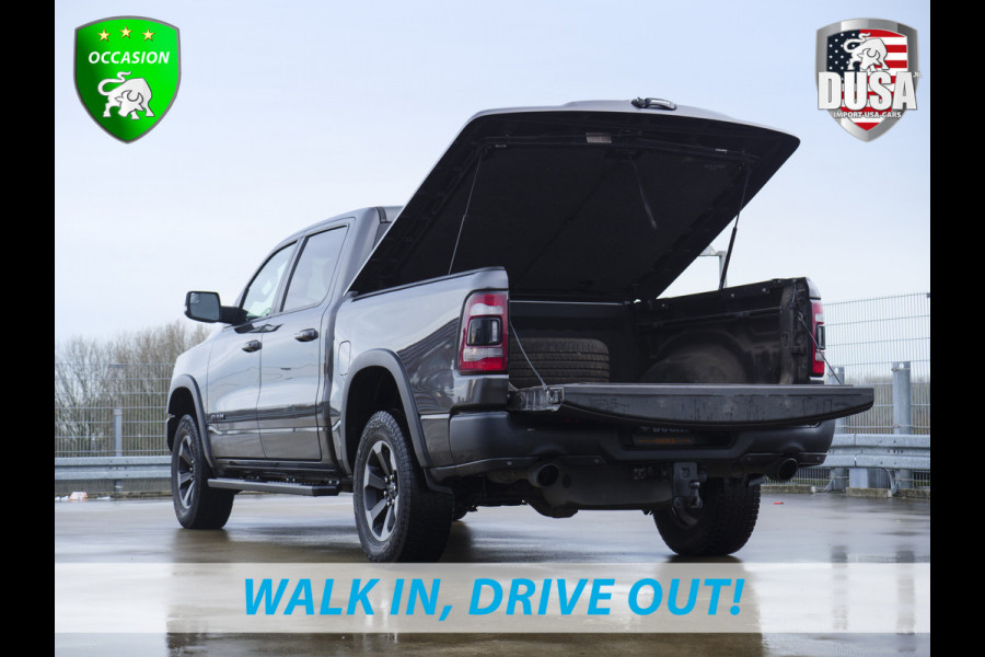 Dodge Ram 1500 Rebel | 5.7 V8 | 4x4 | Crew Cab Panoramadak | Niveau regeling / luchtvering | Deksel Nieuw binnen!