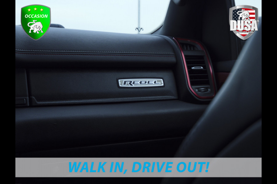 Dodge Ram 1500 Rebel | 5.7 V8 | 4x4 | Crew Cab Panoramadak | Niveau regeling / luchtvering | Deksel Nieuw binnen!