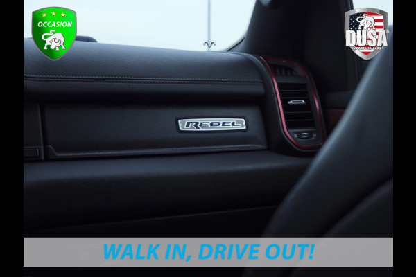 Dodge Ram 1500 Rebel | 5.7 V8 | 4x4 | Crew Cab Panoramadak | Niveau regeling / luchtvering | Deksel Nieuw binnen!