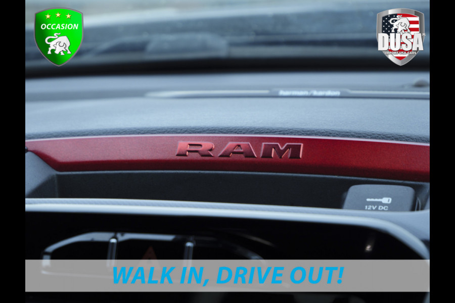 Dodge Ram 1500 Rebel | 5.7 V8 | 4x4 | Crew Cab Panoramadak | Niveau regeling / luchtvering | Deksel Nieuw binnen!