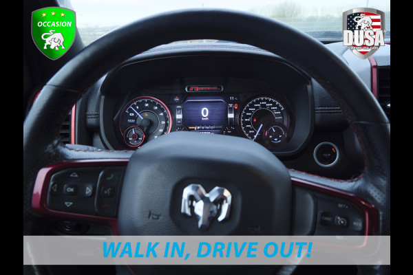 Dodge Ram 1500 Rebel | 5.7 V8 | 4x4 | Crew Cab Panoramadak | Niveau regeling / luchtvering | Deksel Nieuw binnen!