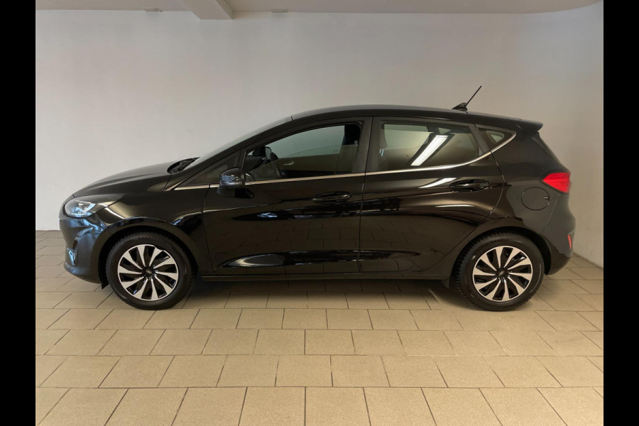 Ford Fiesta 1.0 EcoBoost Hybrid Titanium X 125PK MILD HYBRID AIRCO NAVI CRUISE APPLE CARPLAY VELGEN NIEUWSTAAT