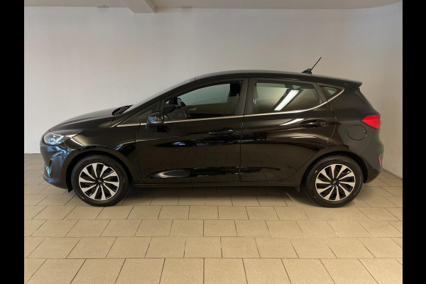 Ford Fiesta 1.0 EcoBoost Hybrid Titanium X 125PK MILD HYBRID AIRCO NAVI CRUISE APPLE CARPLAY VELGEN NIEUWSTAAT