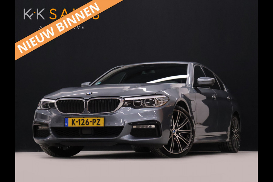 BMW 5 Serie 530e iPerformance High Executive M Sport [ADAPTIVE CRUISE CONTROL, APPLE CARPLAY, HUD, PDC V+A, STUURVERWARMING, STOELVERWARMING, ELEKTRISCHE ACHTERKLEP, NIEUWSTAAT]