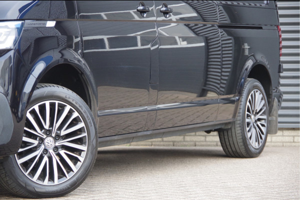 Volkswagen Transporter 2.0 TDI L2 150PK AUT. DC-5P, LED, 2X SCHUIFDEUR, TREKHAAK, NAVI, CRUISE, LEDER STUUR, PARKEERSENSOREN, MISTLAMPEN, DUBBELE CABIN