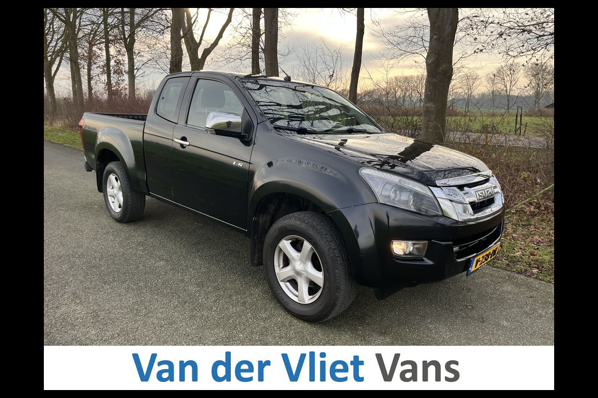 Isuzu D-max 2.5 TD Extended 164pk Cab LS 4WD BPM Vrij! Lease €299 p/m, Trekhaak, Airco, Leder, Cruise controle.