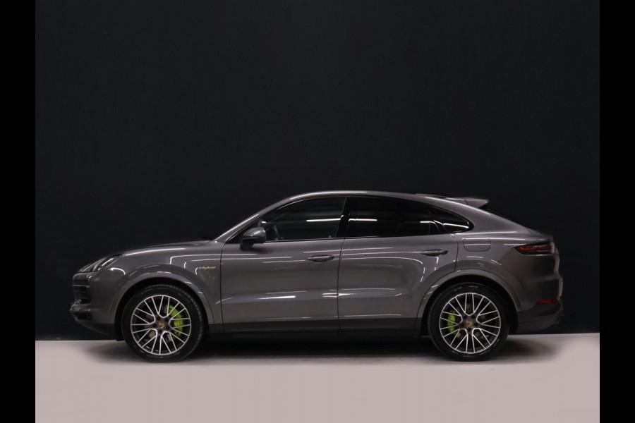 Porsche Cayenne Coupé 3.0 E-Hybrid [ADAPTIVE SPORT SEAT PLUS, LUCHTVERING, SPORT CHRONO, MEMORY SEATS, APPLE CARPLAY, ADAPTIVE CRUISE CONTROL, BOSE, HUD, 360 CAMERA, PDC V+A, STOELVERWARMING, ELEKTRISCHE ACHTERKLEP, NIEUWSTAAT