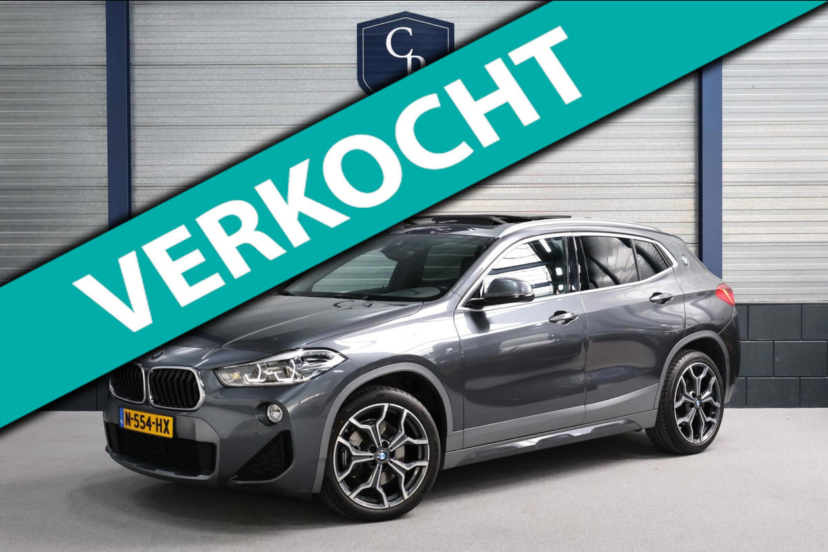 BMW X2 SDrive20i M Sport LED/SFEER/PANO/LEER+S.VERWARMING/KEYLESS/CAM/CRUISE/ECC/12 MND GARANTIE!
