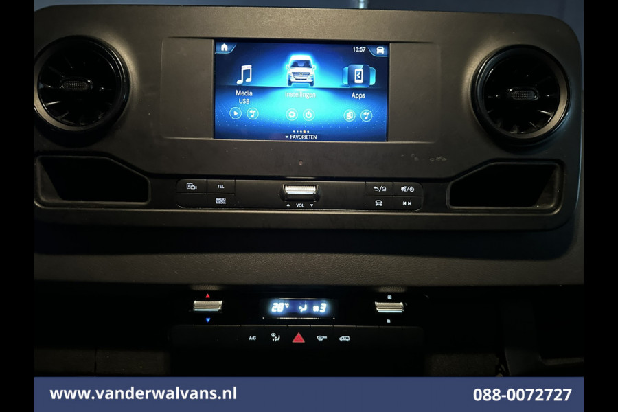 Mercedes-Benz Sprinter 315 CDI 150pk L3H2 Euro6 Airco | Camera | Apple Carplay | Cruisecontrol | Chauffeursstoel Android Auto, Bijrijdersbank