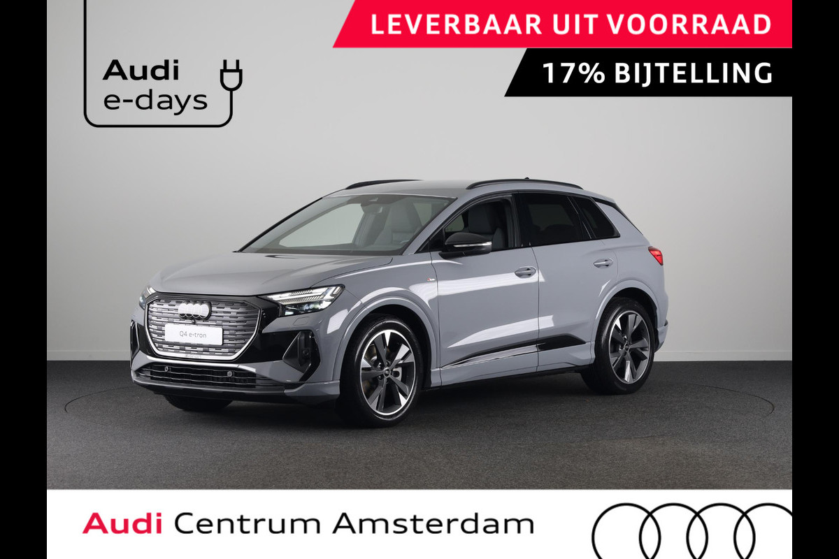 Audi Q4 e-tron 45 S edition Competition 82 kWh 286 pk | Assistentiepakket plus | Comfortpakket plus | Ambient lichtpakket | Optiekpakket zwart plus |