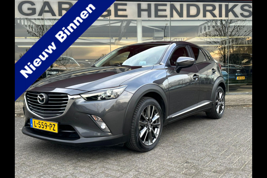 Mazda CX-3 2.0 SkyActiv-G 120 GT-M Automaat | Leder | Memory Seat | Trekhaak | Full LED | occasion