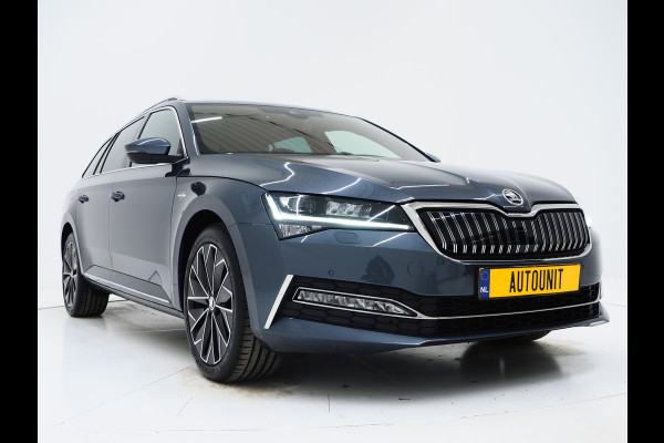 Škoda Superb Combi 1.4 TSI iV Laurin & Klement | Leder | Massage | Canton | Trekhaak | Camera | Memory | Adaptive Cruise