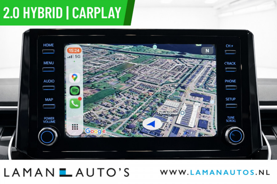 Toyota Corolla Touring Sports 2.0 Hybrid 184pk Business Plus | CarPlay Halfleder 17" LMV ECC LED ACC Camera Metallic | Hybrid Voorschoten