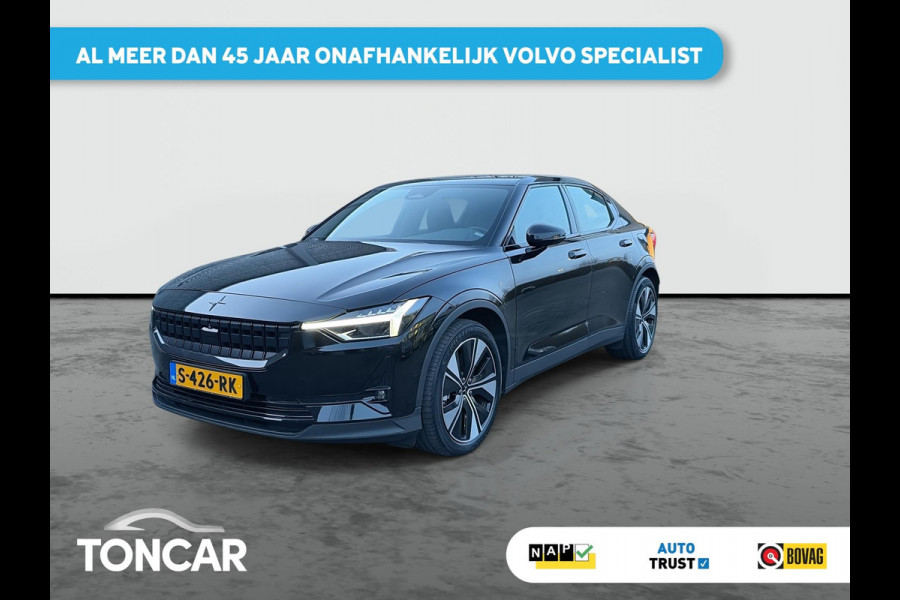 Polestar 2 Long Range Single Motor 78 kWh SOH 93% | 360 camera | Pilot Assist | Park Assist | 19" LM | Stoelverwarming | Android