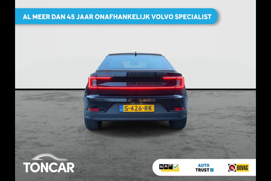 Polestar 2 Long Range Single Motor 78 kWh SOH 93% | 360 camera | Pilot Assist | Park Assist | 19" LM | Stoelverwarming | Android