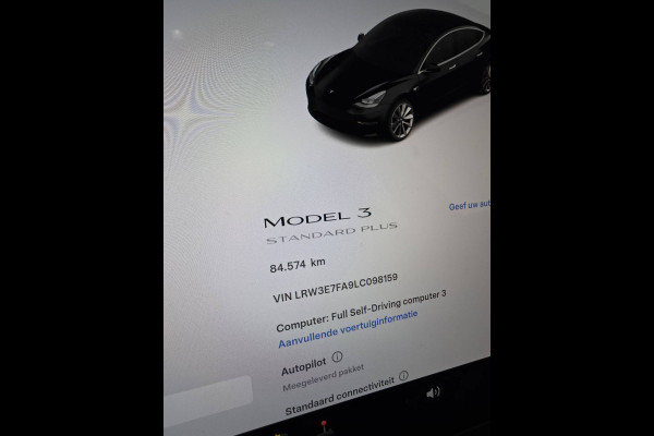 Tesla Model 3 Standard RWD Plus 60 kWh 19'' velgen, wordt verwacht, keurige auto