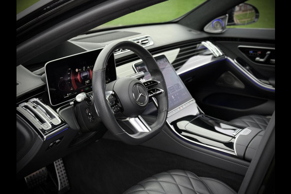 Mercedes-Benz S-Klasse 580 e AMG Panoramadak|4D Burmester®|Softclose|Head-Up|Achterasbesturing|Luxe leder|Stuur verw.|Stoel vent.